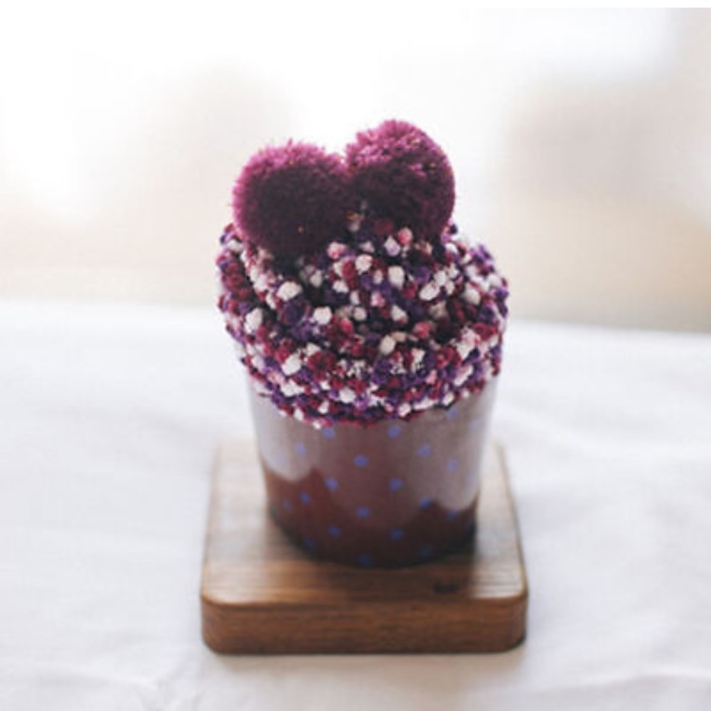 🍭LAST ONE— Yummy Purple Cupcake Socks🍭